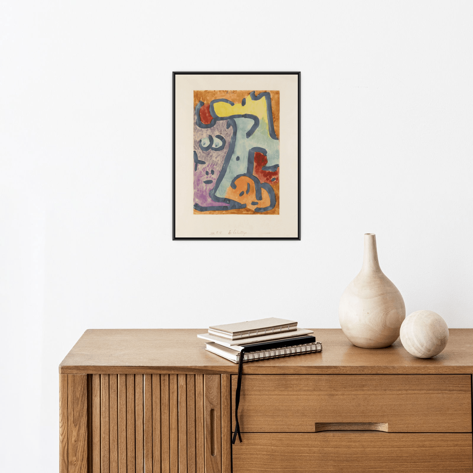 The shadowy one, Paul Klee - ArtDeco Canvas