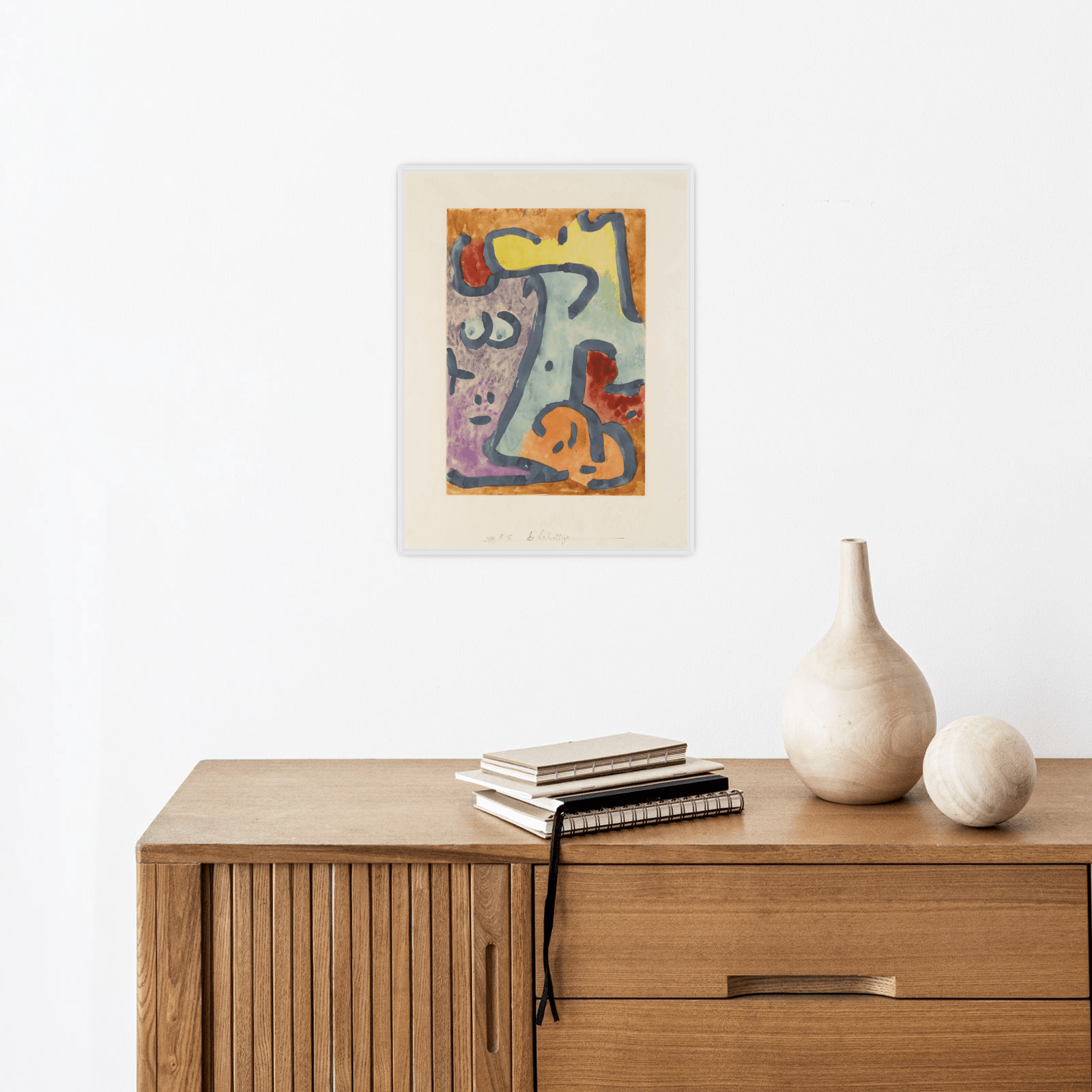 The shadowy one, Paul Klee - ArtDeco Canvas
