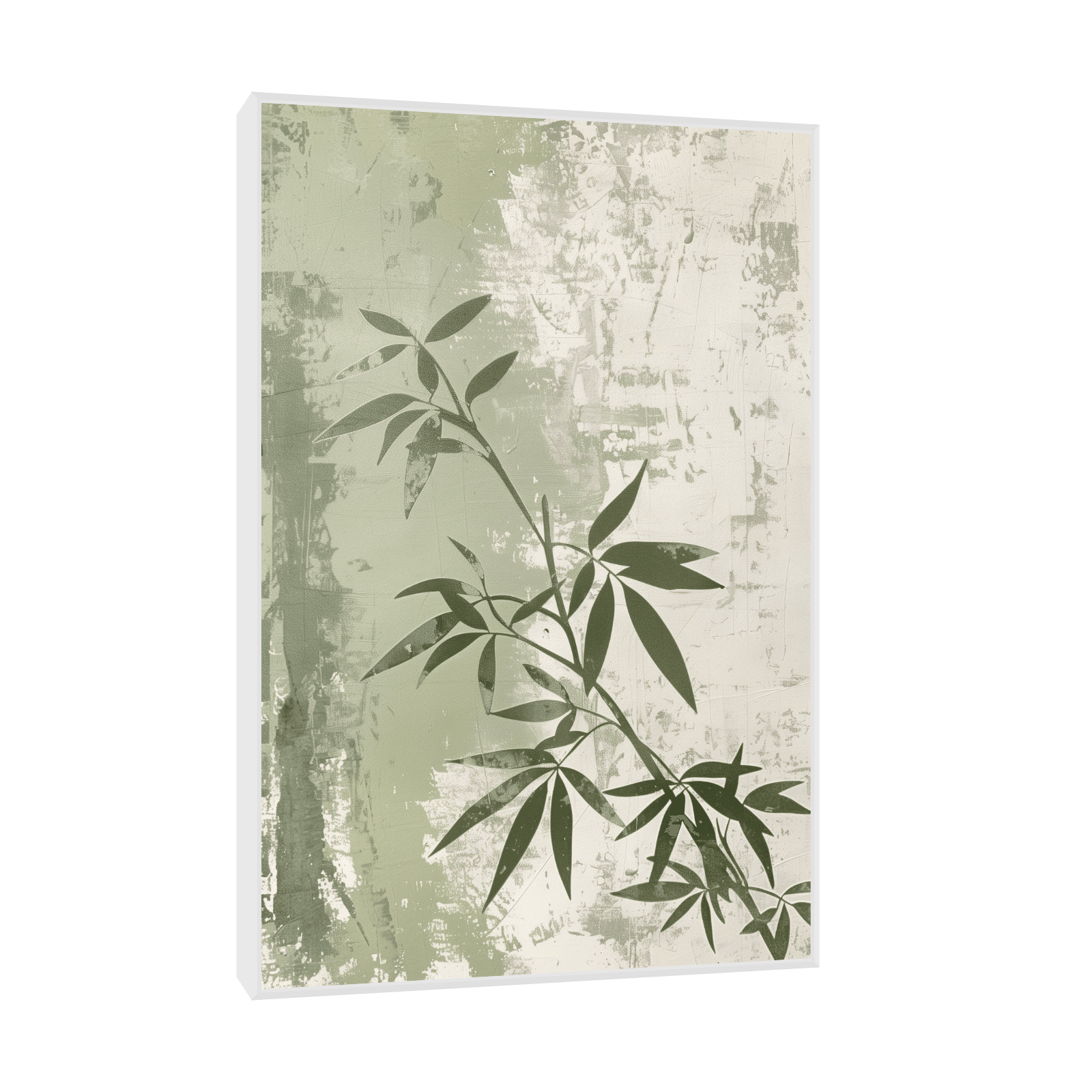 Tree branch against the wall - ArtDeco Canvas