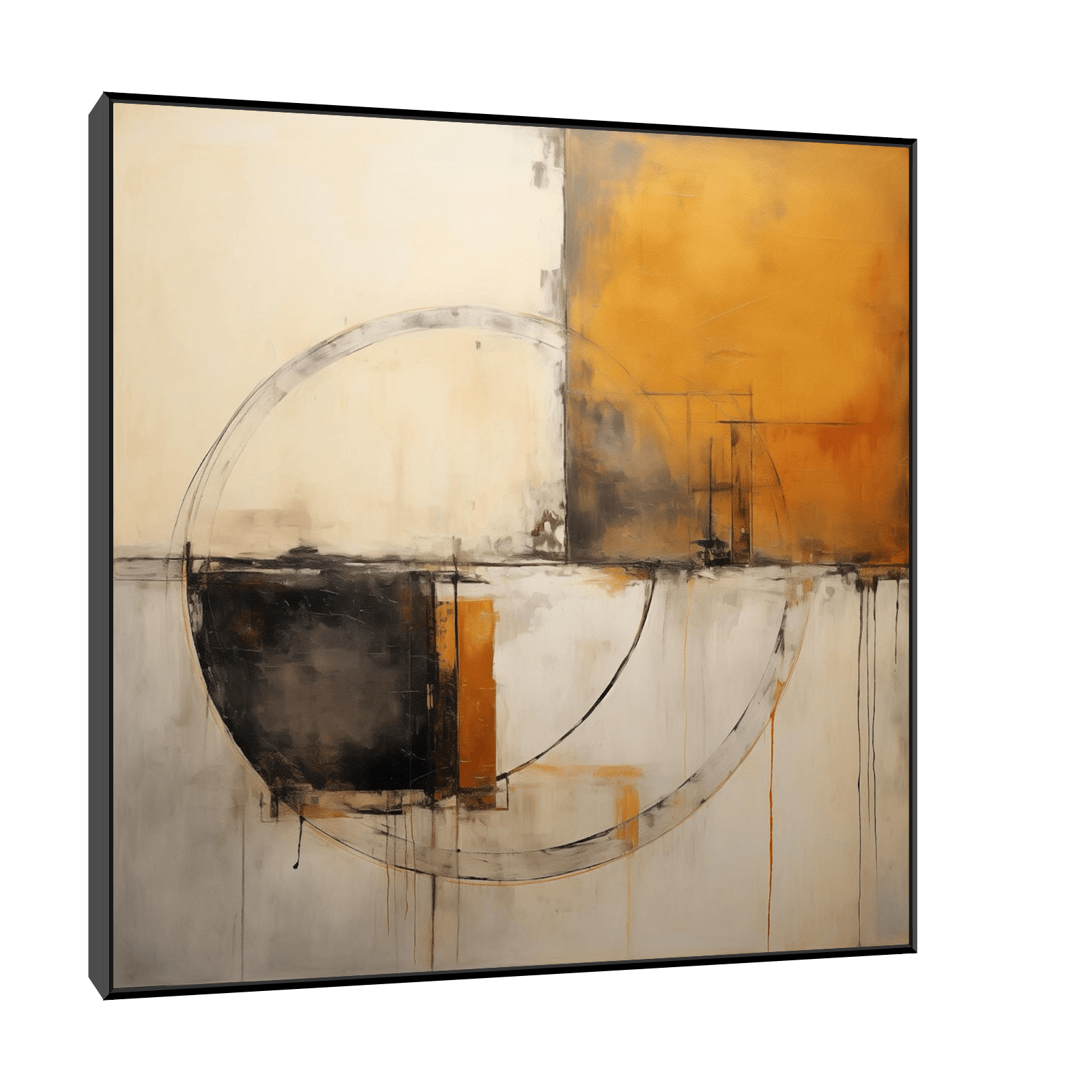 Uncoiled circle - ArtDeco Canvas