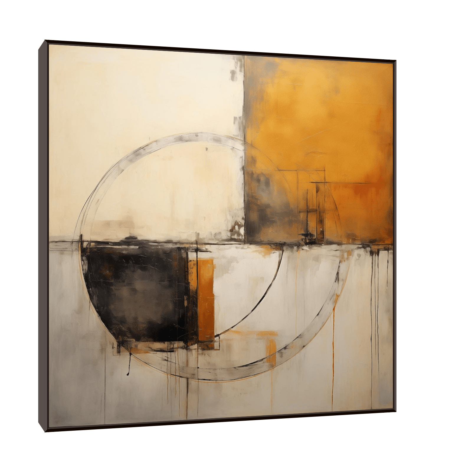 Uncoiled circle - ArtDeco Canvas