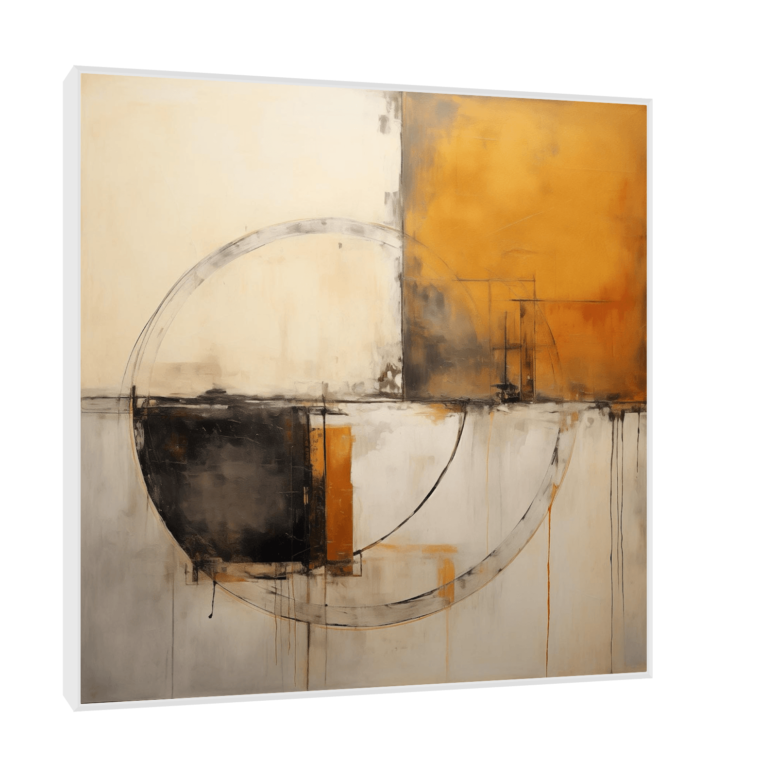 Uncoiled circle - ArtDeco Canvas