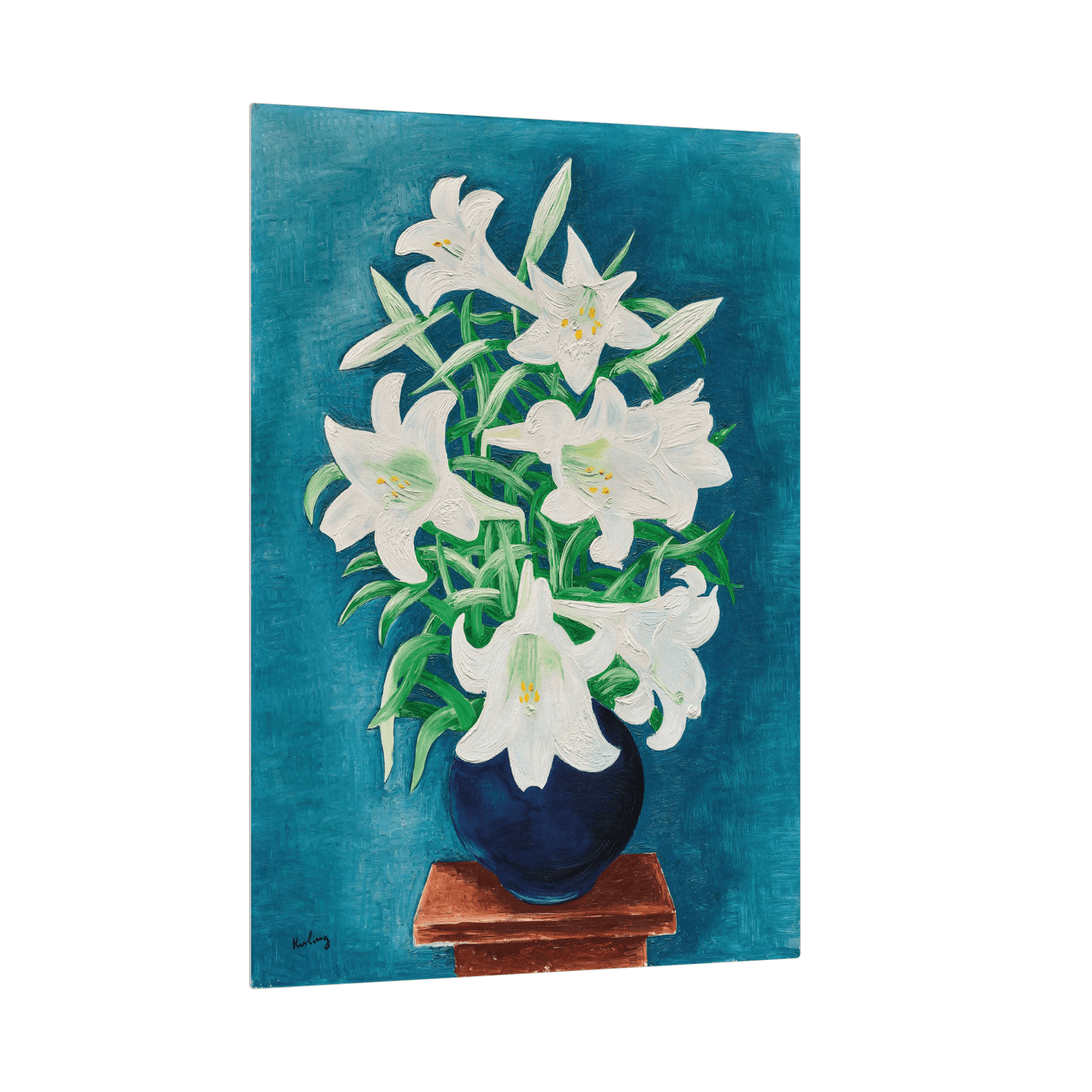 Vase de lys, Moïse Kisling