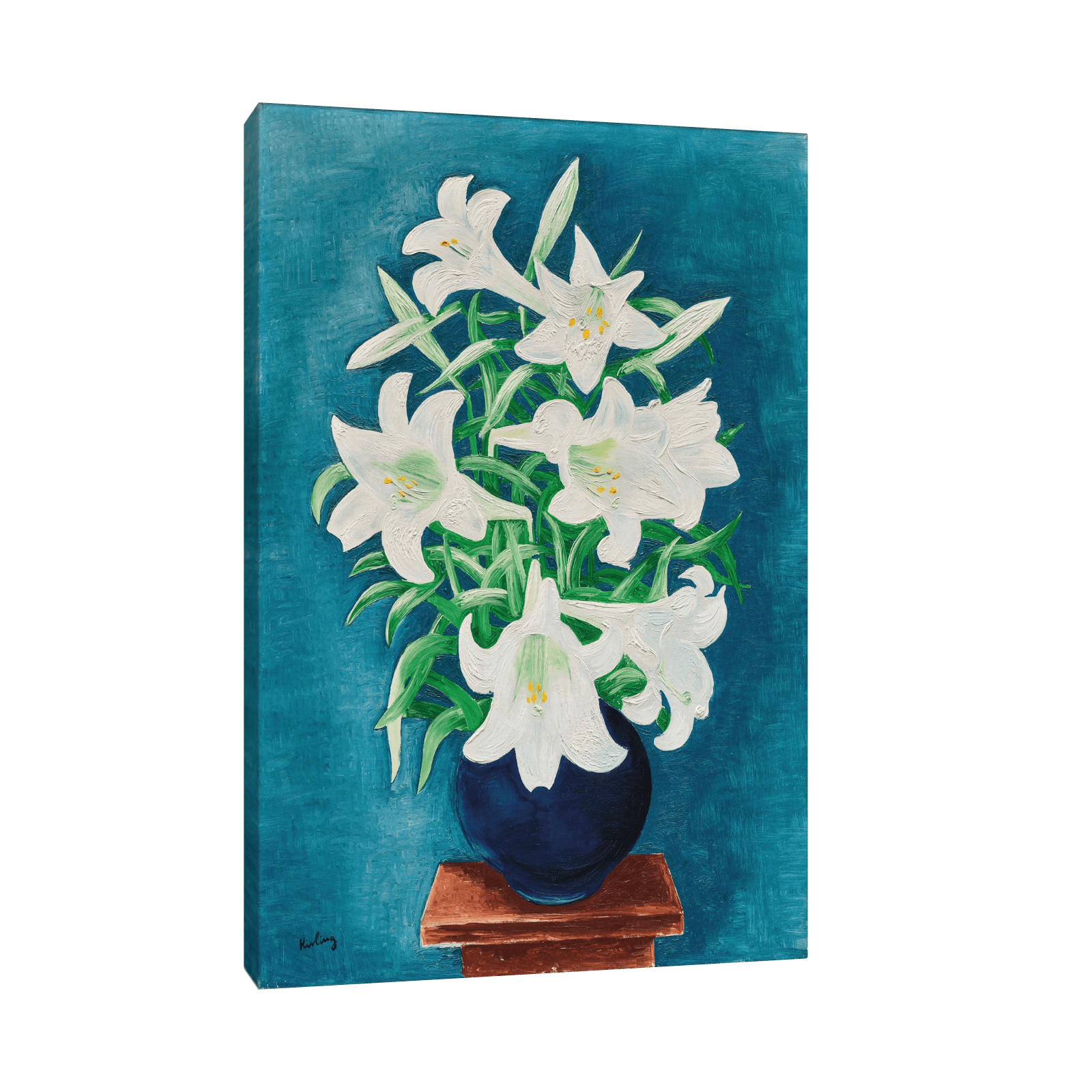 Vase de lys, Moïse Kisling