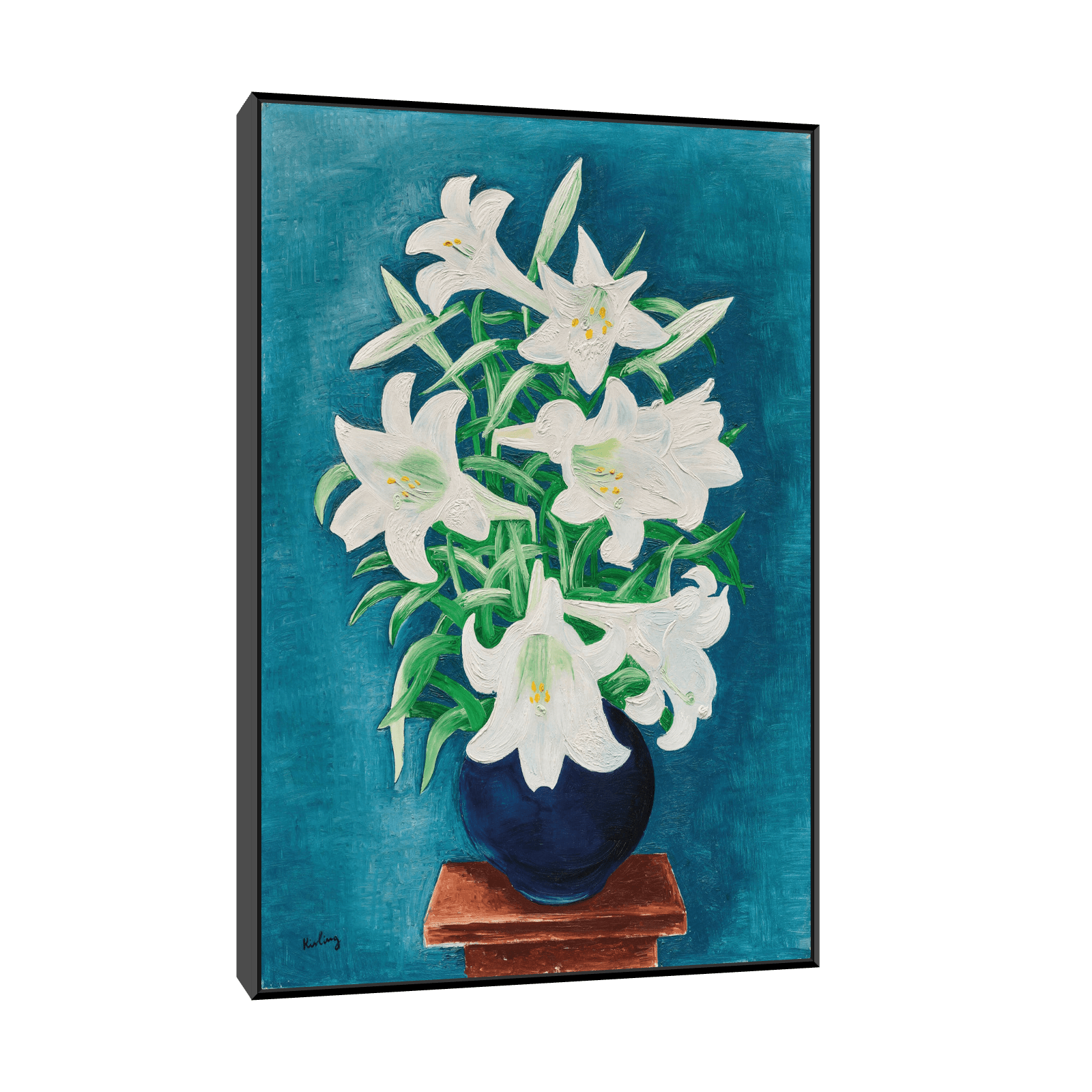 Vase de lys, Moïse Kisling