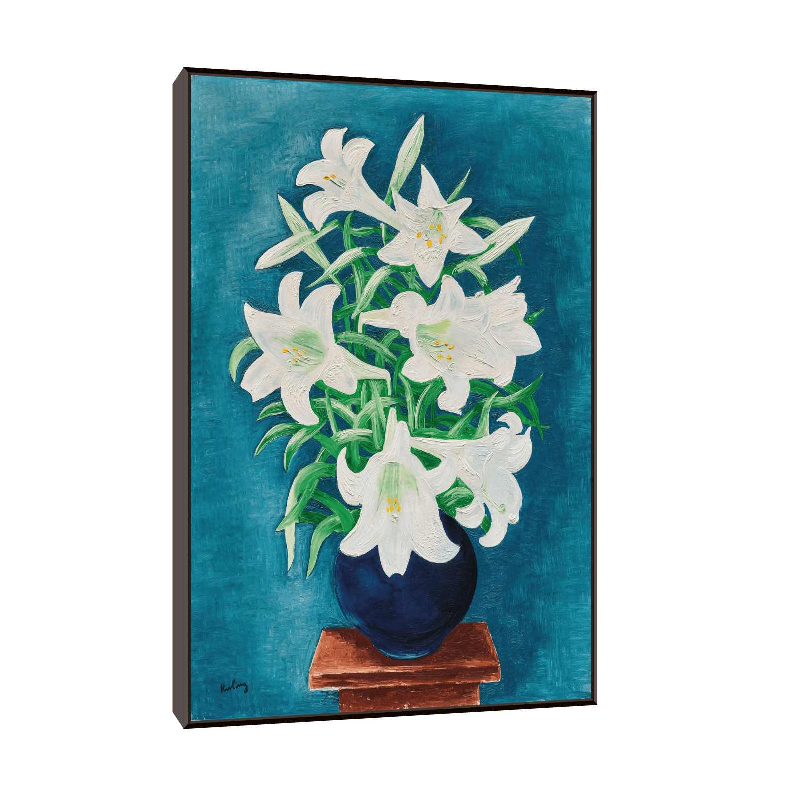 Vase de lys, Moïse Kisling