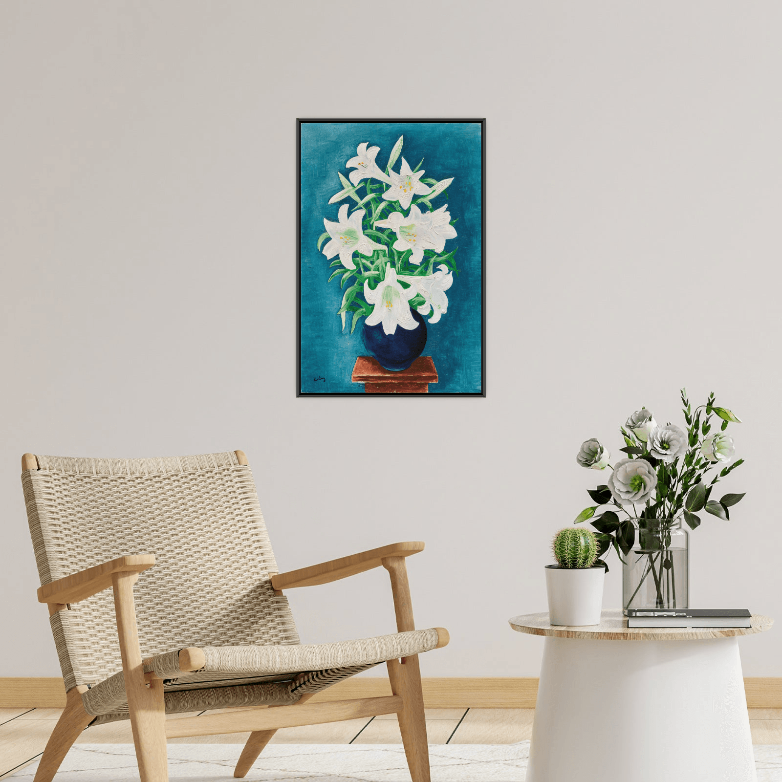 Vase de lys, Moïse Kisling