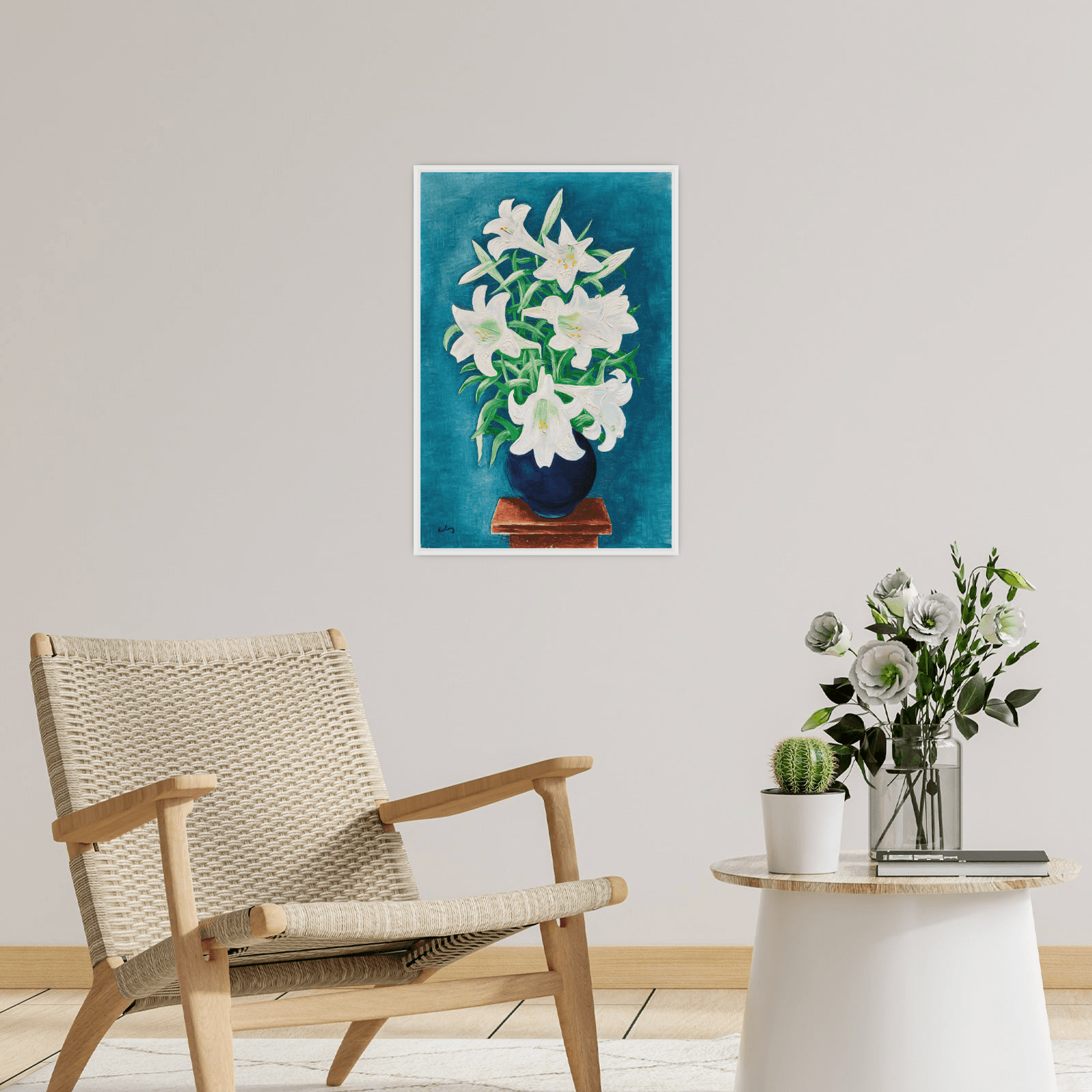 Vase de lys, Moïse Kisling