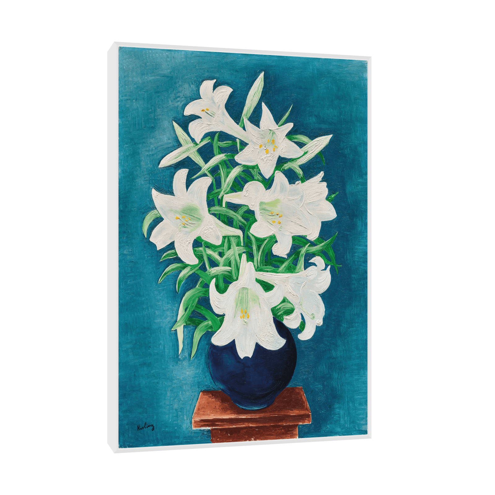 Vase de lys, Moïse Kisling