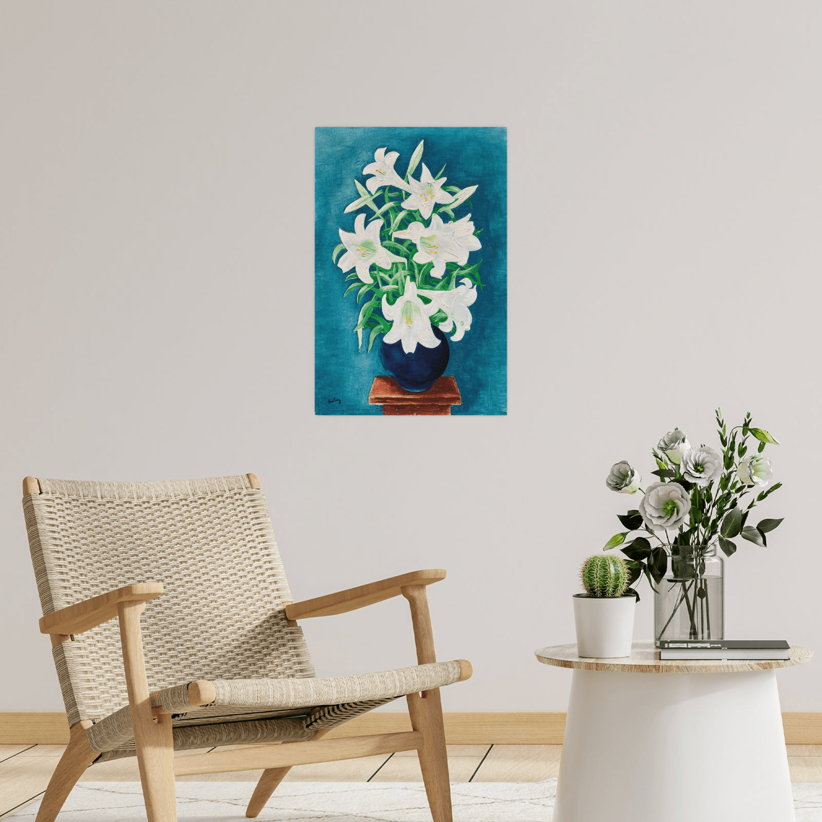 Vase de lys, Moïse Kisling