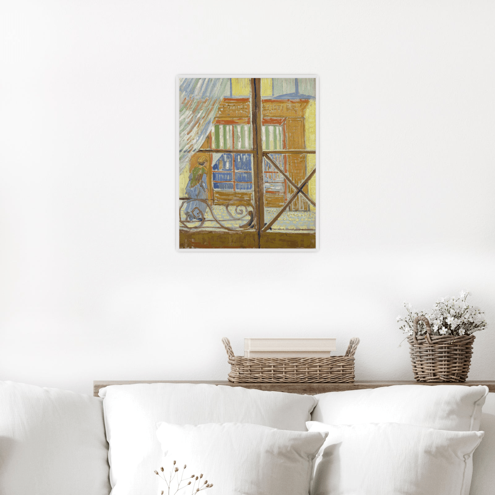 View of a butcher’s shop, Vincent van Gogh - ArtDeco Canvas