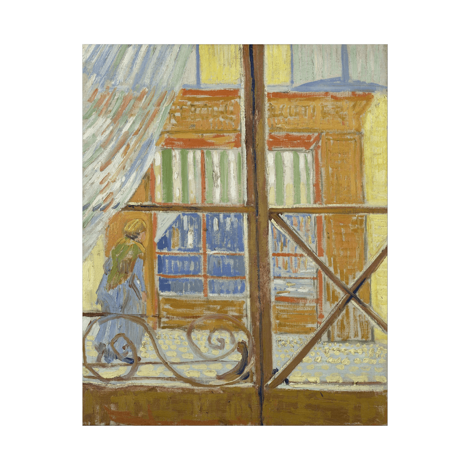 View of a butcher’s shop, Vincent van Gogh - ArtDeco Canvas