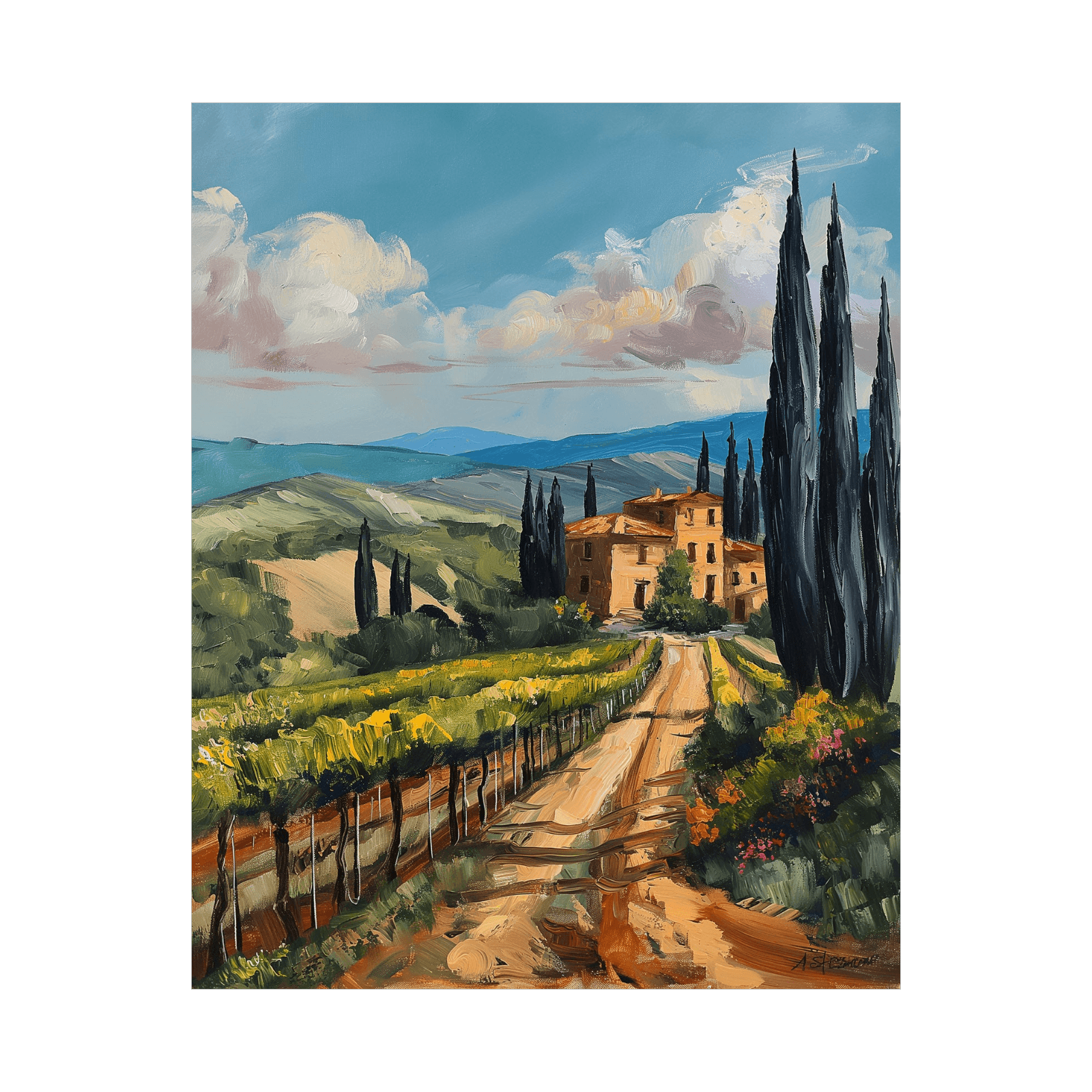 Village - ArtDeco Canvas