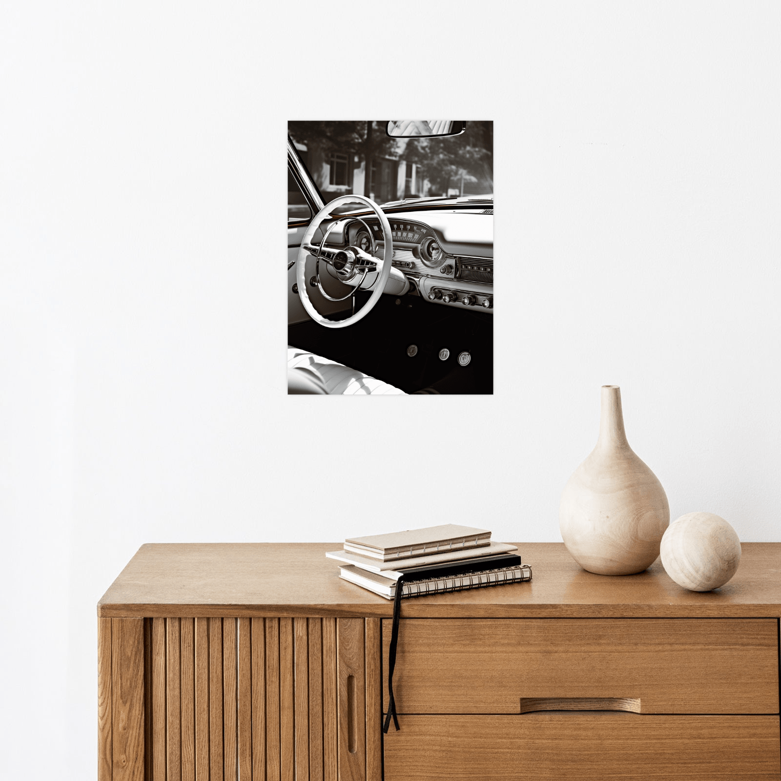 Vintage car interior ll - ArtDeco Canvas