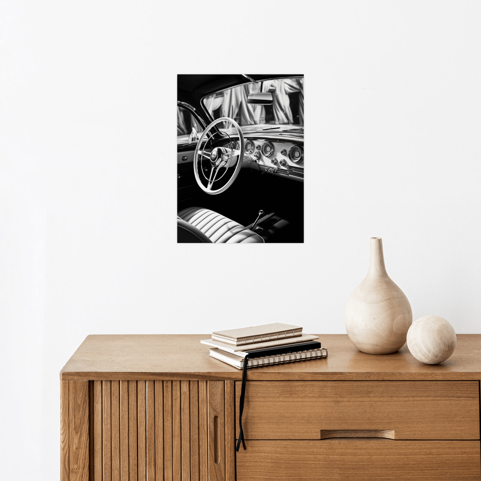 Vintage car interior lll - ArtDeco Canvas