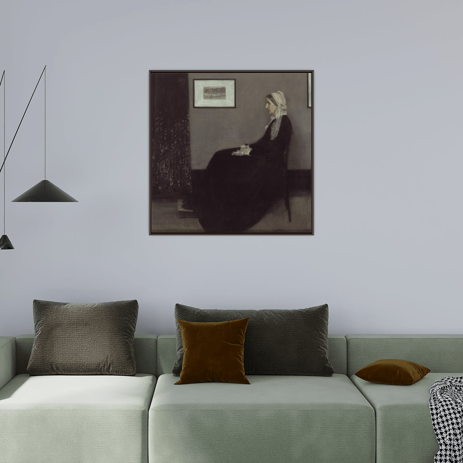 Whistler's Mother, Anna McNeill Whistler - ArtDeco Canvas