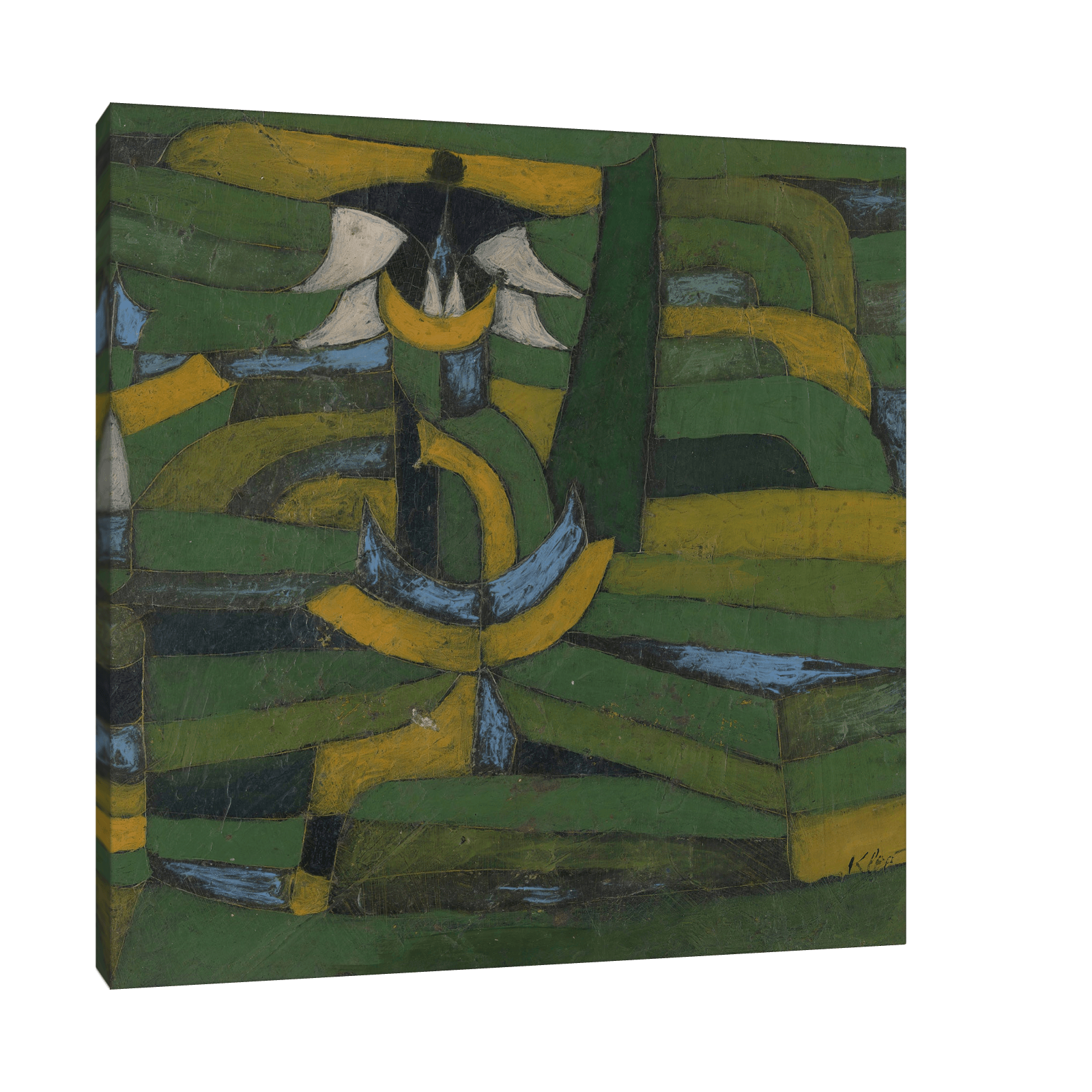 White Blossom in the Garden, Paul Klee - ArtDeco Canvas