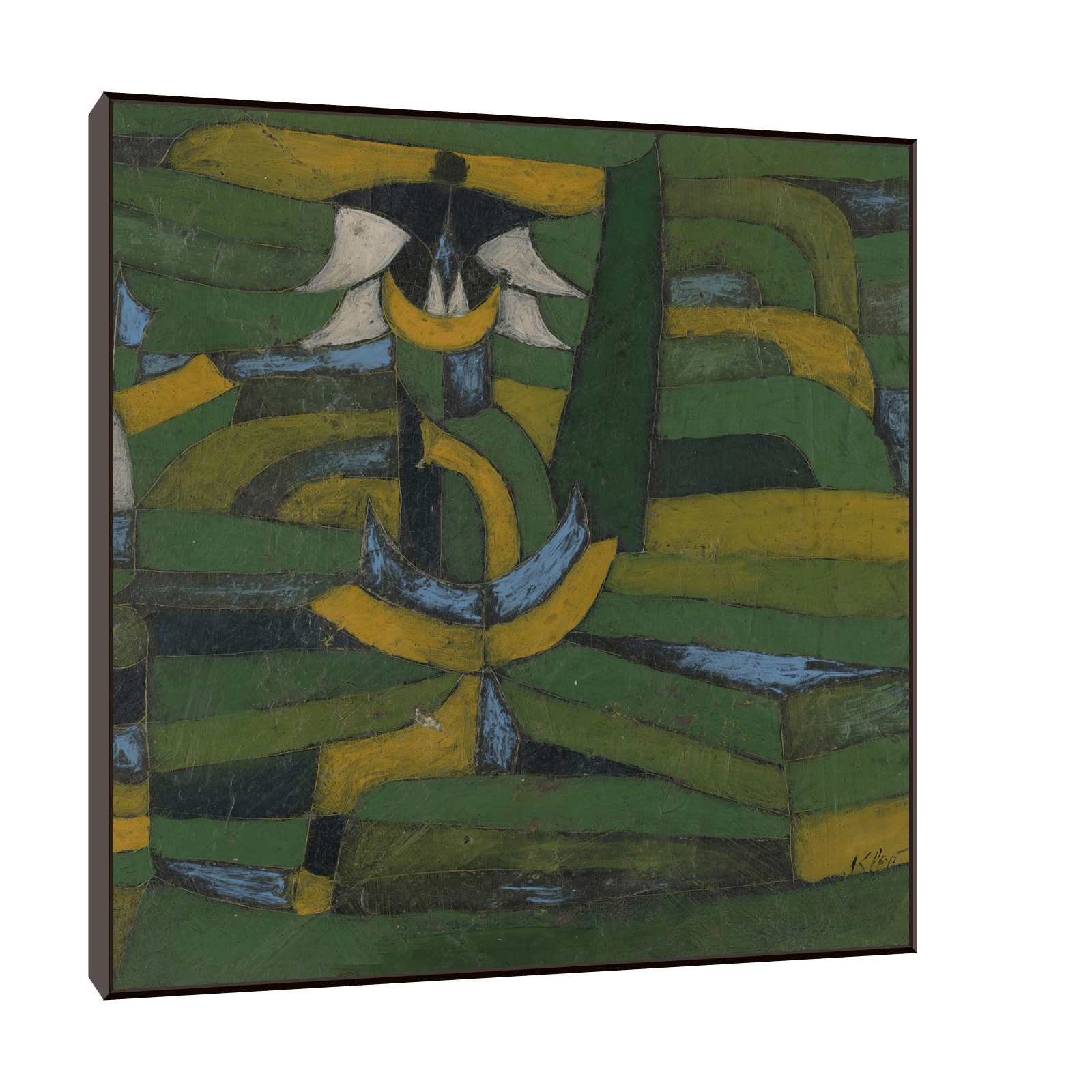 White Blossom in the Garden, Paul Klee - ArtDeco Canvas