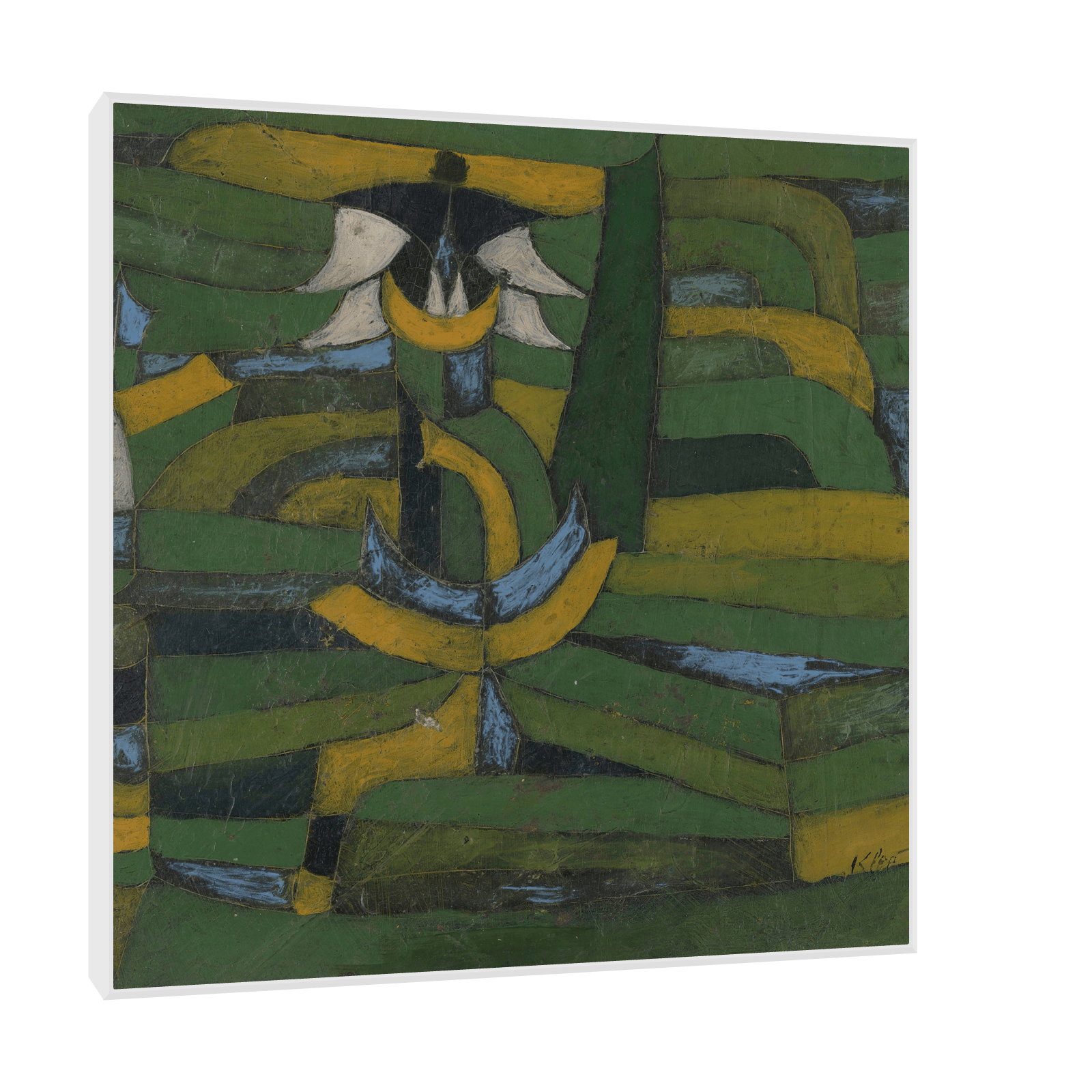 White Blossom in the Garden, Paul Klee - ArtDeco Canvas