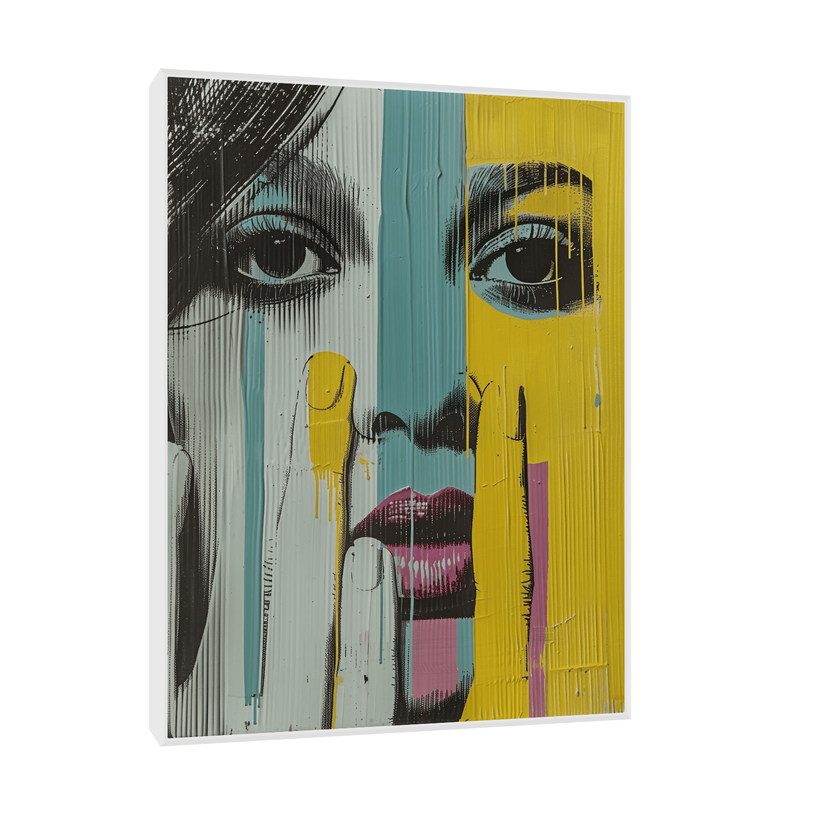Worried girl - ArtDeco Canvas