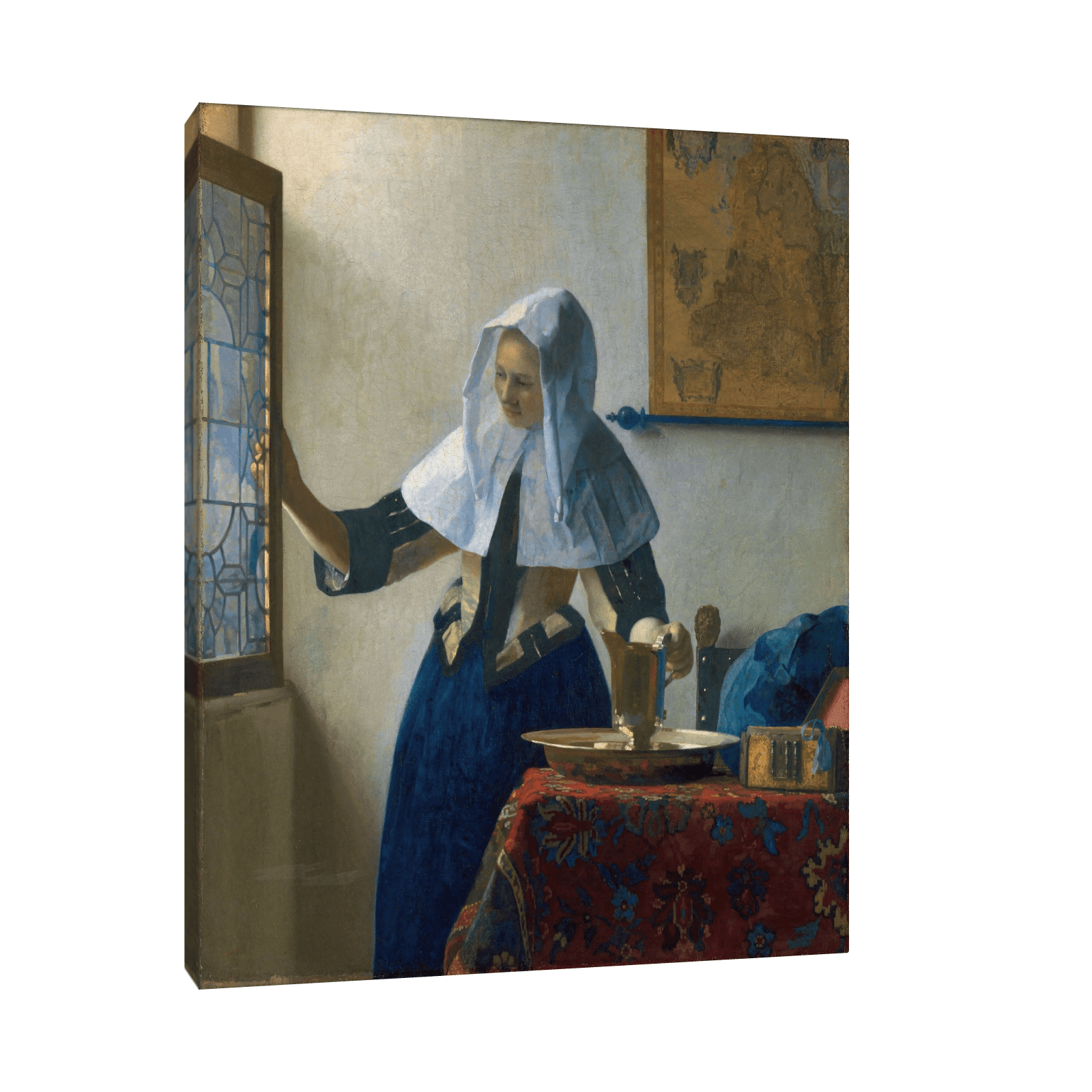 Young Woman with a Water Pitcher, Johannes Vermeer - ArtDeco Canvas