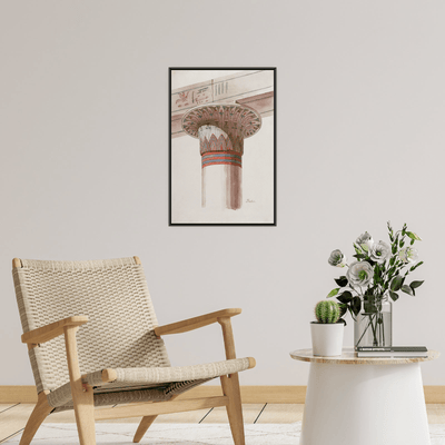 A Capital From Thebes, Friedrich Maximilian Hessemer - ArtDeco Canvas
