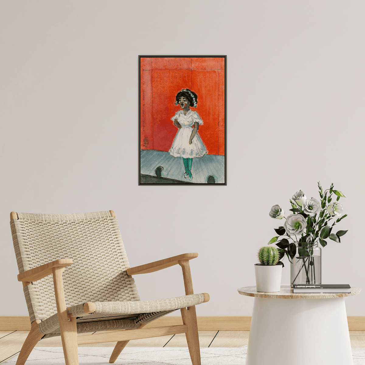 A Cuban Singer, Oscar Bluemner - ArtDeco Canvas