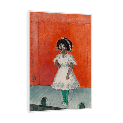 A Cuban Singer, Oscar Bluemner - ArtDeco Canvas