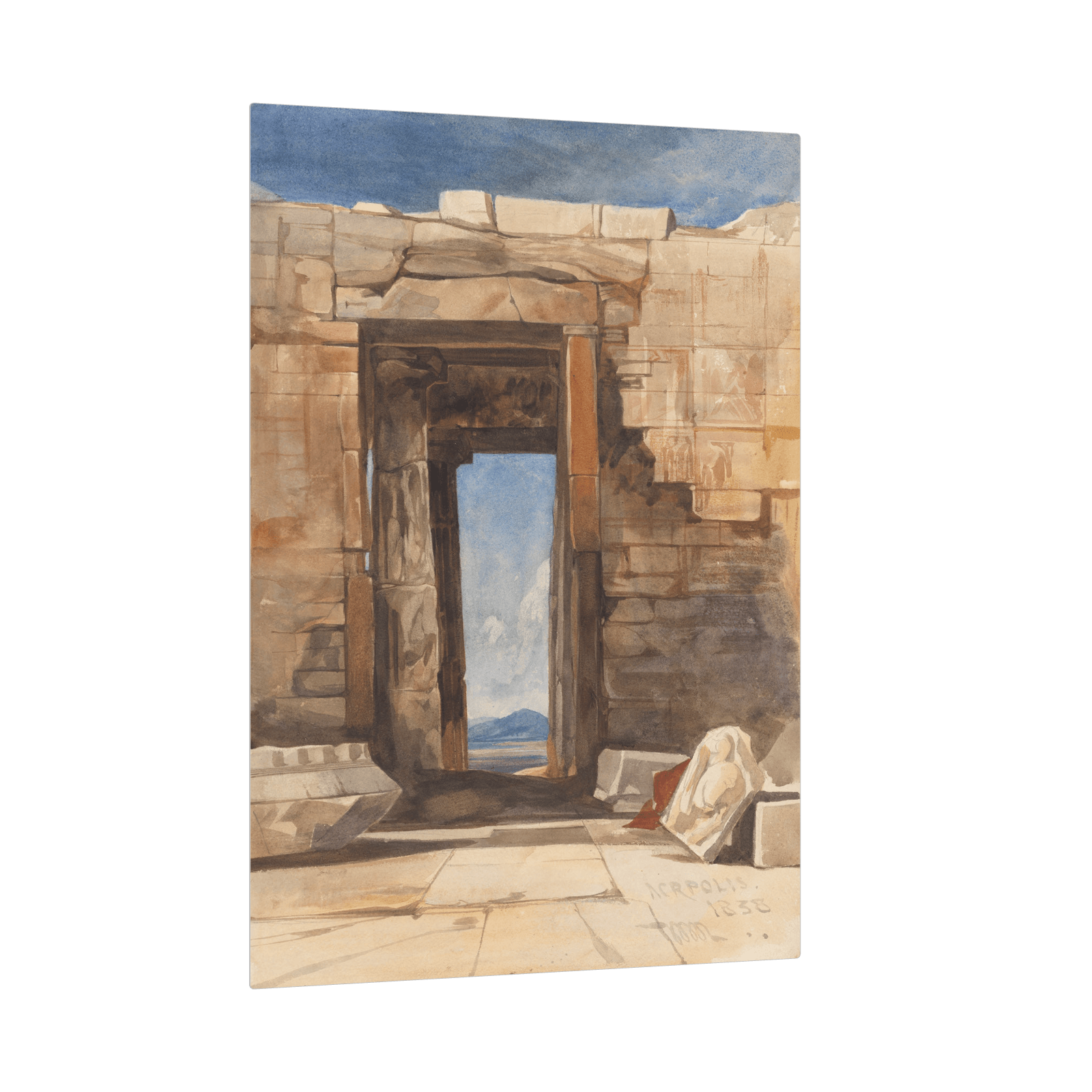 A Doorway in the Acropolis, Athens, William James Müller - ArtDeco Canvas