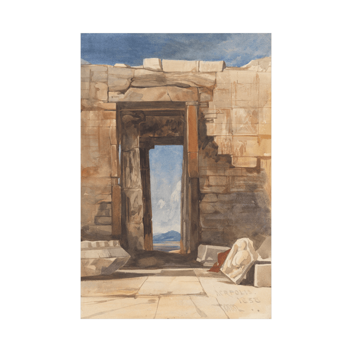 A Doorway in the Acropolis, Athens, William James Müller - ArtDeco Canvas