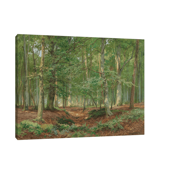 A Forest Glade, Heinrich Böhmer - ArtDeco Canvas