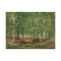 A Forest Glade, Heinrich Böhmer - ArtDeco Canvas