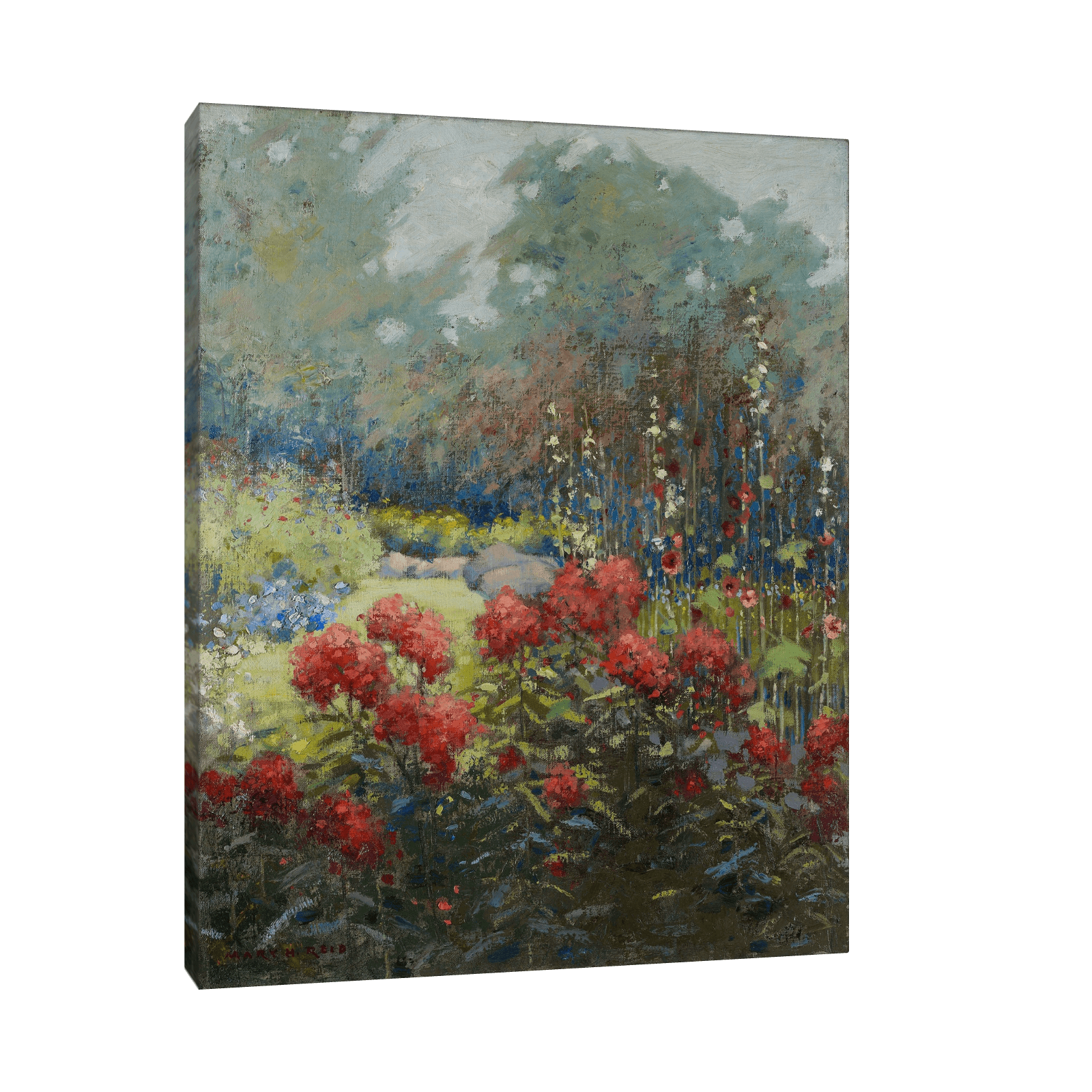 A Garden in September, Mary Hiester Reid - ArtDeco Canvas