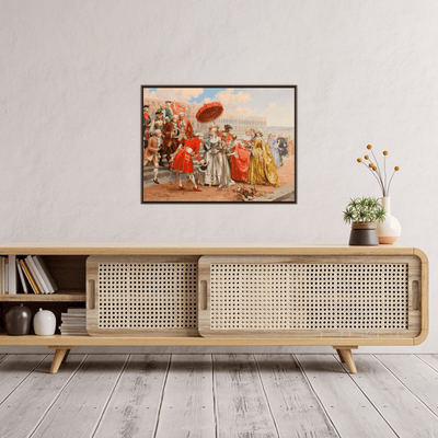 A Prominent Gathering, Henri Victor Lesur - ArtDeco Canvas