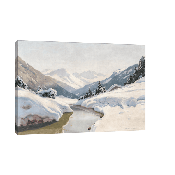 A View of Arlberg, Toni Haller - ArtDeco Canvas