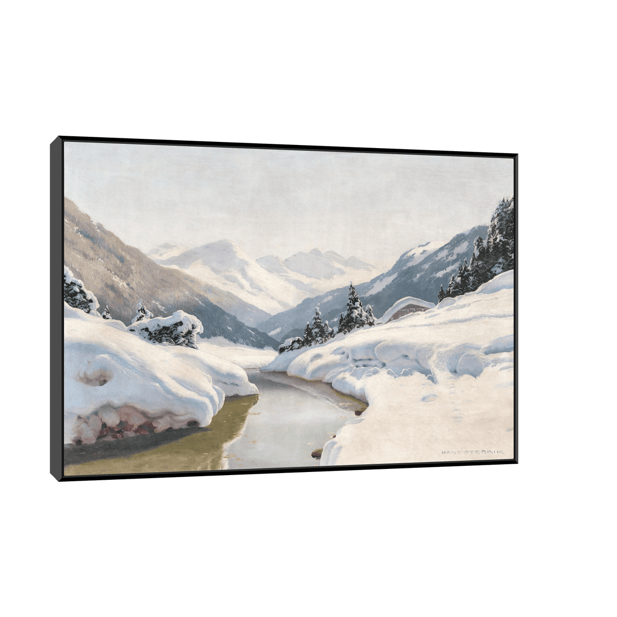 A View of Arlberg, Toni Haller - ArtDeco Canvas