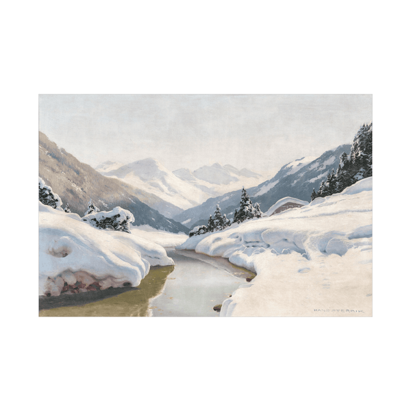 A View of Arlberg, Toni Haller - ArtDeco Canvas