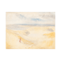 A Yorkshire River, Joseph Mallord William Turner - ArtDeco Canvas