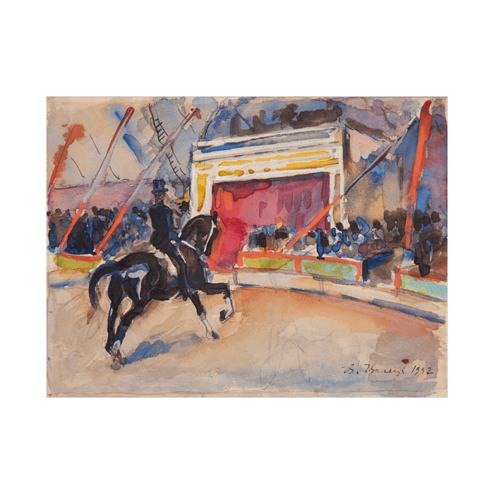 A scene from the circus, Ivan Ivanec - ArtDeco Canvas