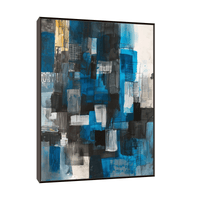 Abstract fences - ArtDeco Canvas