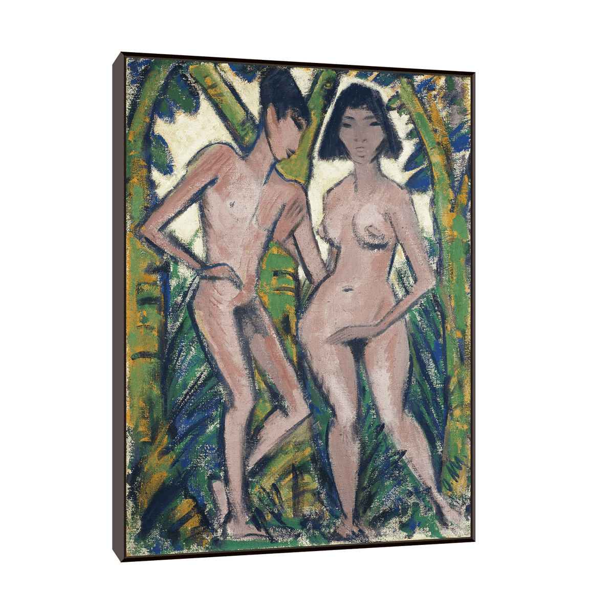 Adam and Eve, Otto Mueller - ArtDeco Canvas