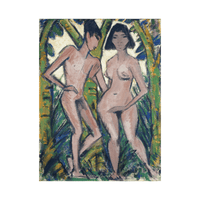 Adam and Eve, Otto Mueller - ArtDeco Canvas