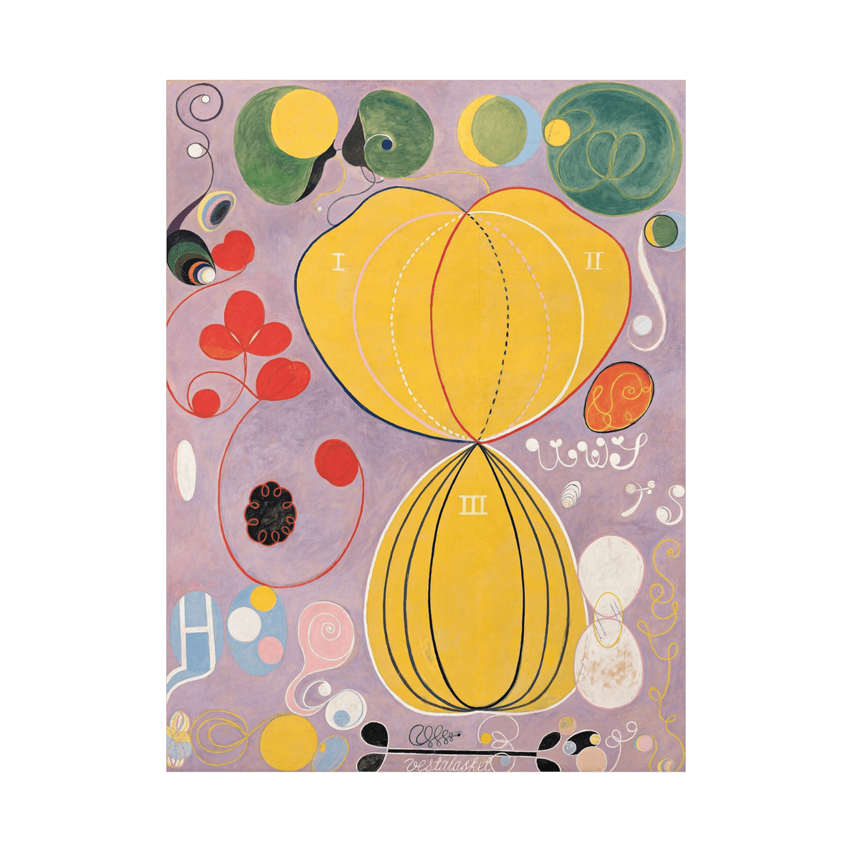 Adulthood, Hilma af Klint - ArtDeco Canvas