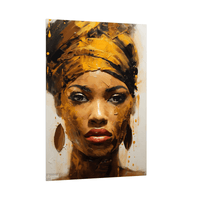 African woman in gold - ArtDeco Canvas