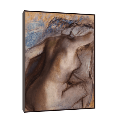 After the bath, woman drying herself, Edgar Degas - ArtDeco Canvas