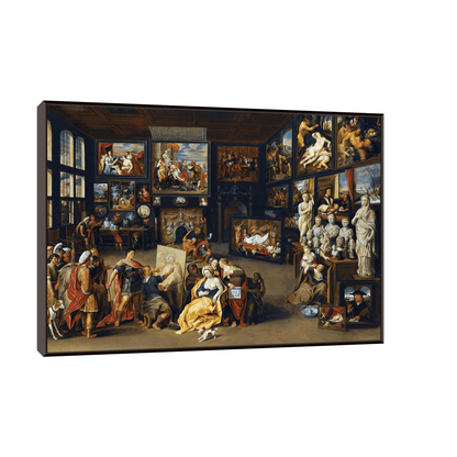 Alexander The Great Visits The Studio Of Apelles, Willem van Haecht - ArtDeco Canvas