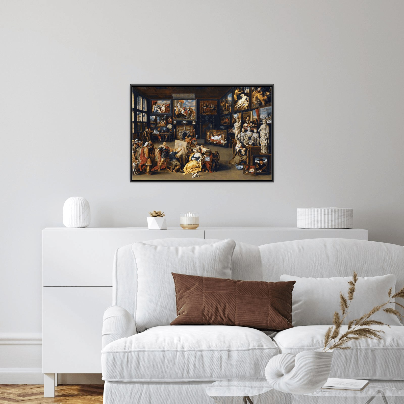 Alexander The Great Visits The Studio Of Apelles, Willem van Haecht - ArtDeco Canvas