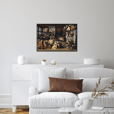 Alexander The Great Visits The Studio Of Apelles, Willem van Haecht - ArtDeco Canvas