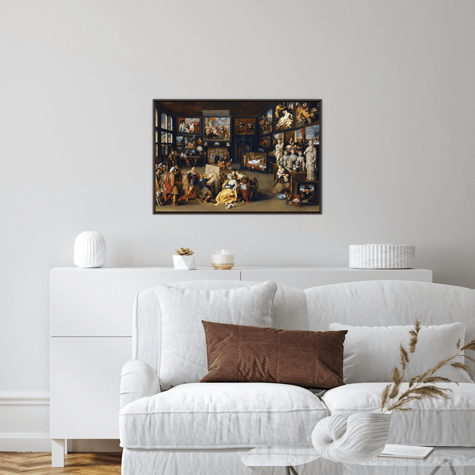 Alexander The Great Visits The Studio Of Apelles, Willem van Haecht - ArtDeco Canvas