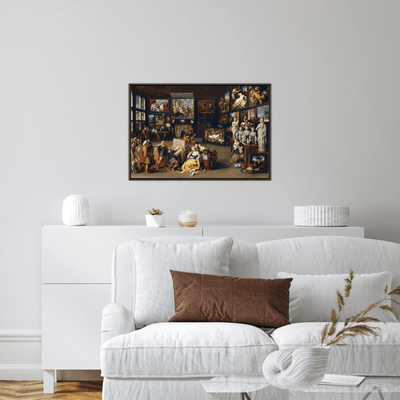 Alexander The Great Visits The Studio Of Apelles, Willem van Haecht - ArtDeco Canvas